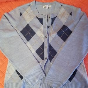 New York & Co, Argyle style cardigan